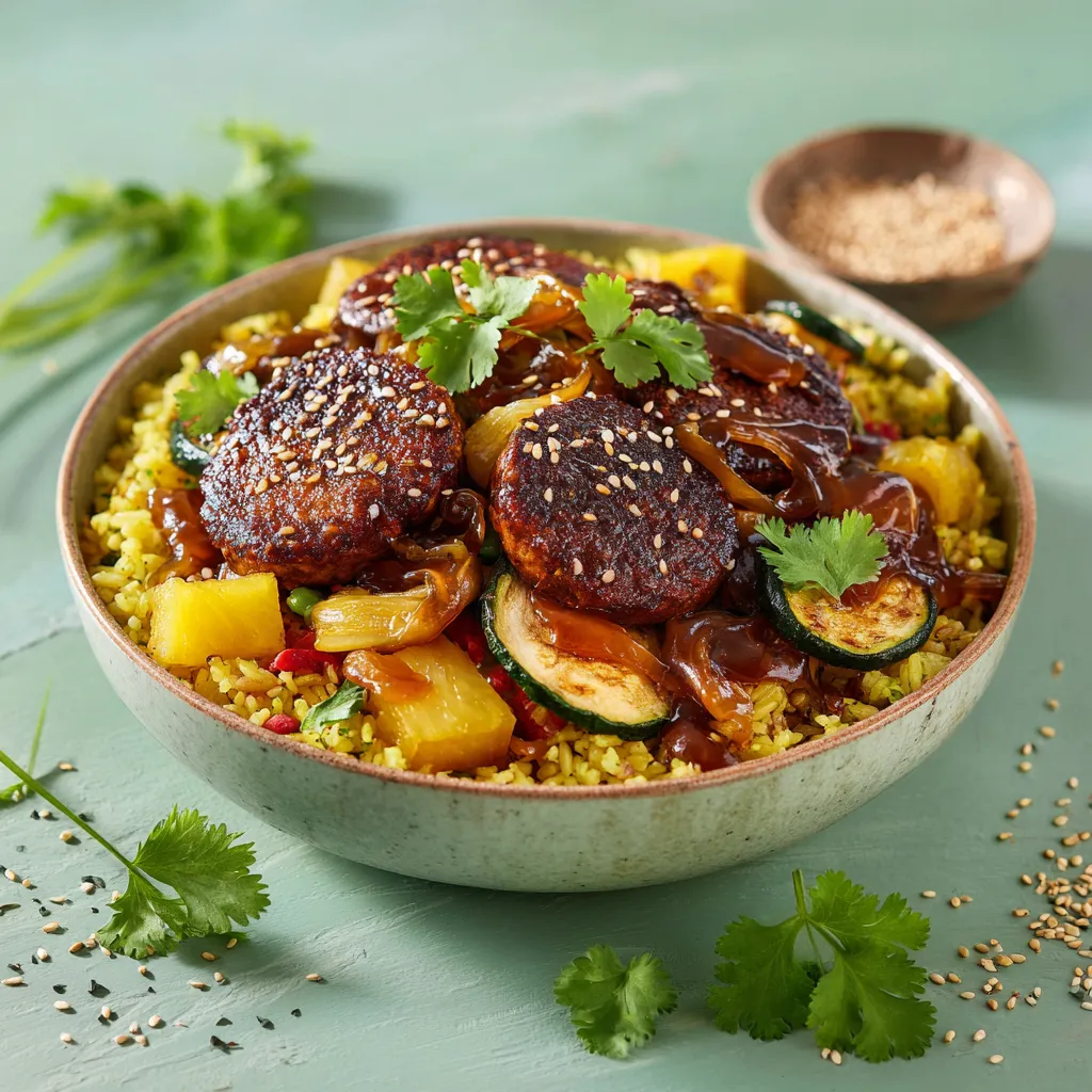 [7576] Galette de haricot azuki au caramel et sésameriz cantonais