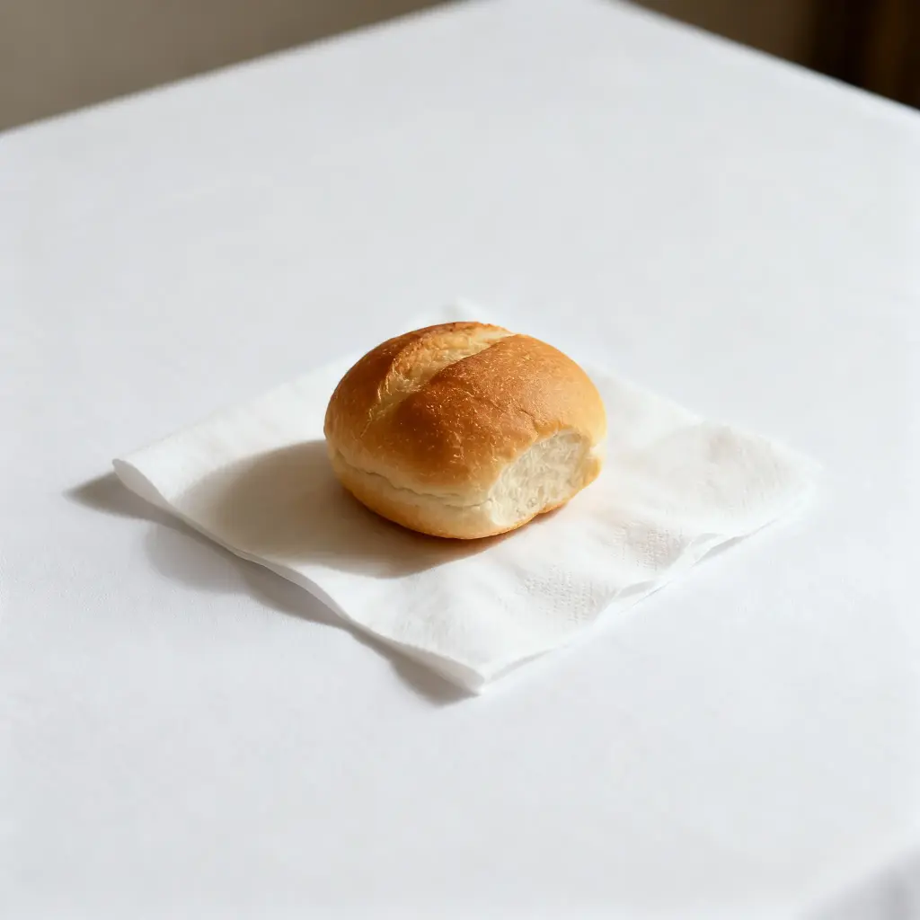 Petit pain individuel cuit